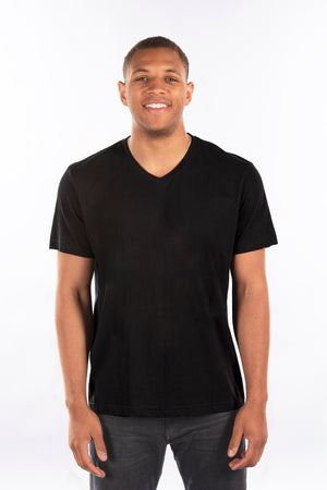 city lab Fitted Basic Tee V-Neck