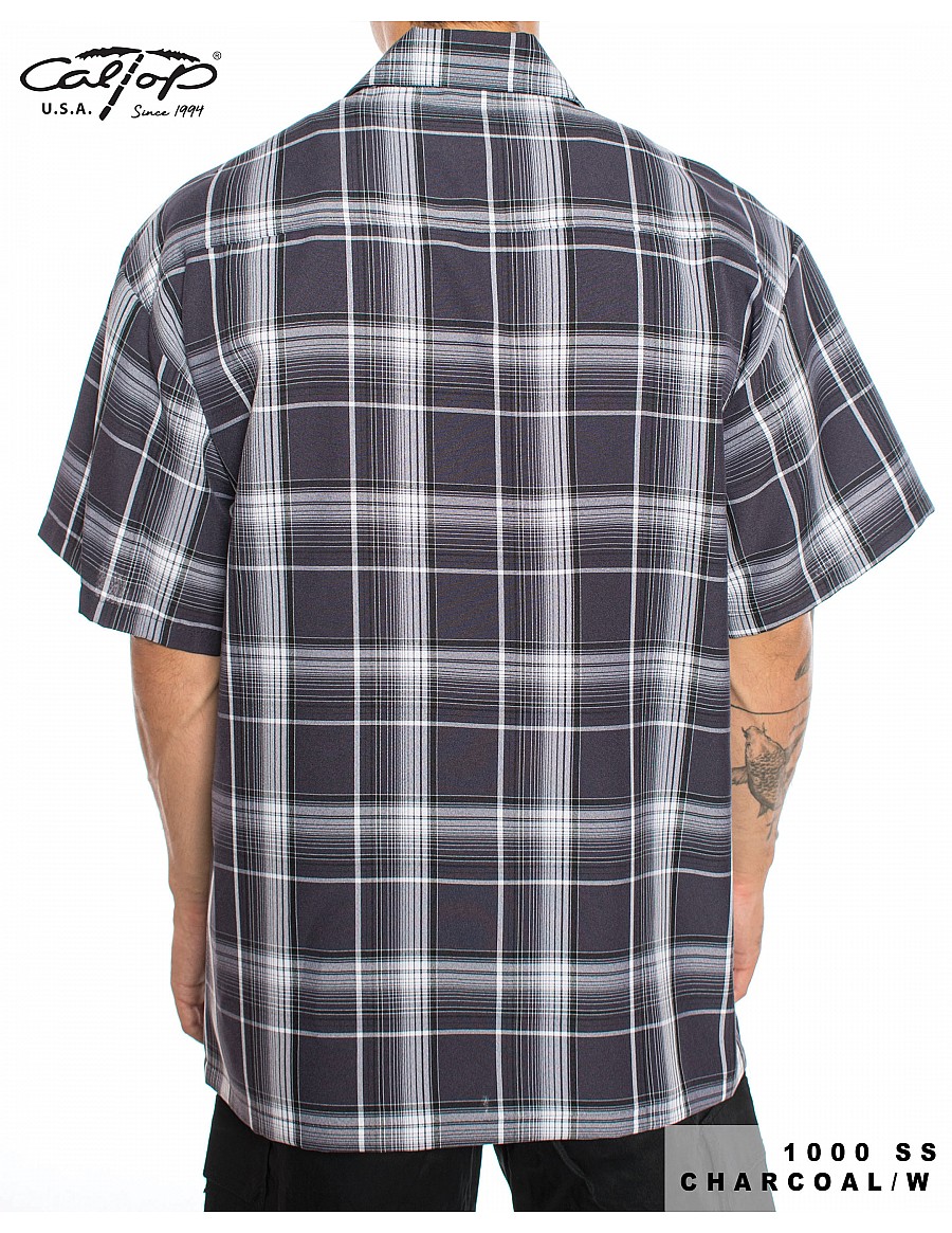 caltop 1000 S/S Plaid Color Base Shirt