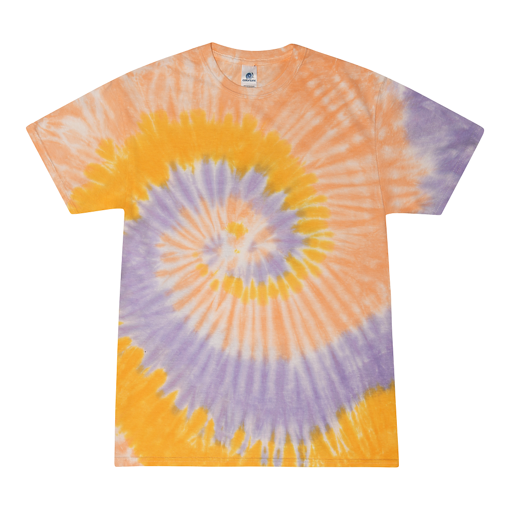 colortone Multi-Color Tie-Dyed T-Shirt