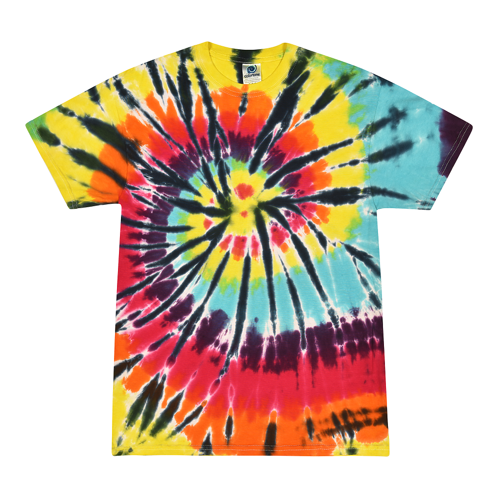 colortone Multi-Color Tie-Dyed T-Shirt