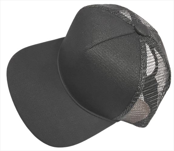 august caps INFANT Baby ROPE MESH Trucker Plain Snapback 5P Hats | Black Rope