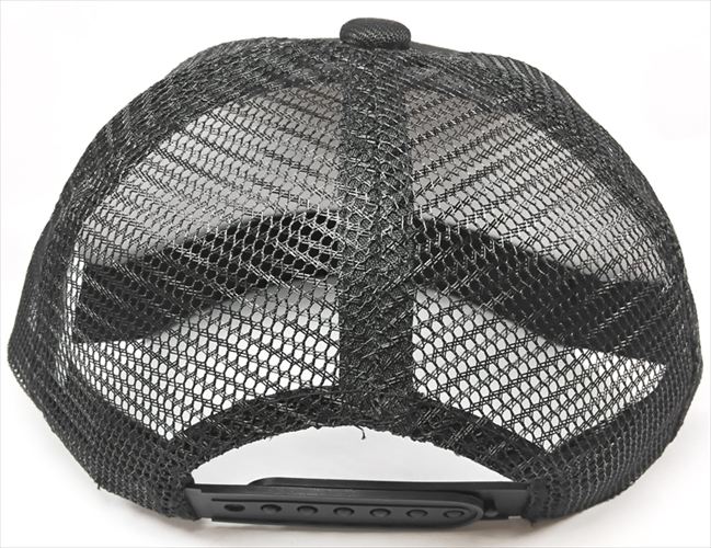 august caps INFANT Baby ROPE MESH Trucker Plain Snapback 5P Hats | Black Rope