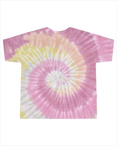 colortone Ladies Short-Sleeve Tie-DyedCropped T-Shirt