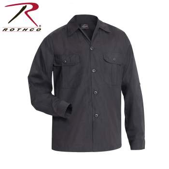 rothco Black Lightweight Tactical Shirt-2XL