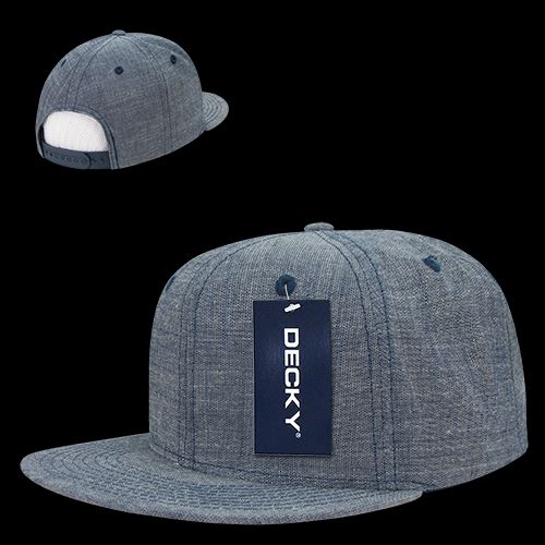 decky Washed Denim Snapback