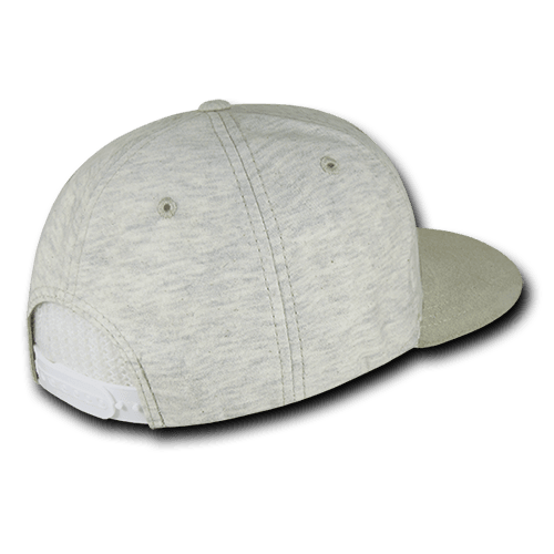 decky Heather Jersey Knit Snapbacks