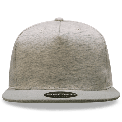 decky 5 Panel Heather Jersey Knit Caps