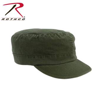 rothco Womens Vintage Olive Drab Rip-Stop Adj.Fatigue Hat