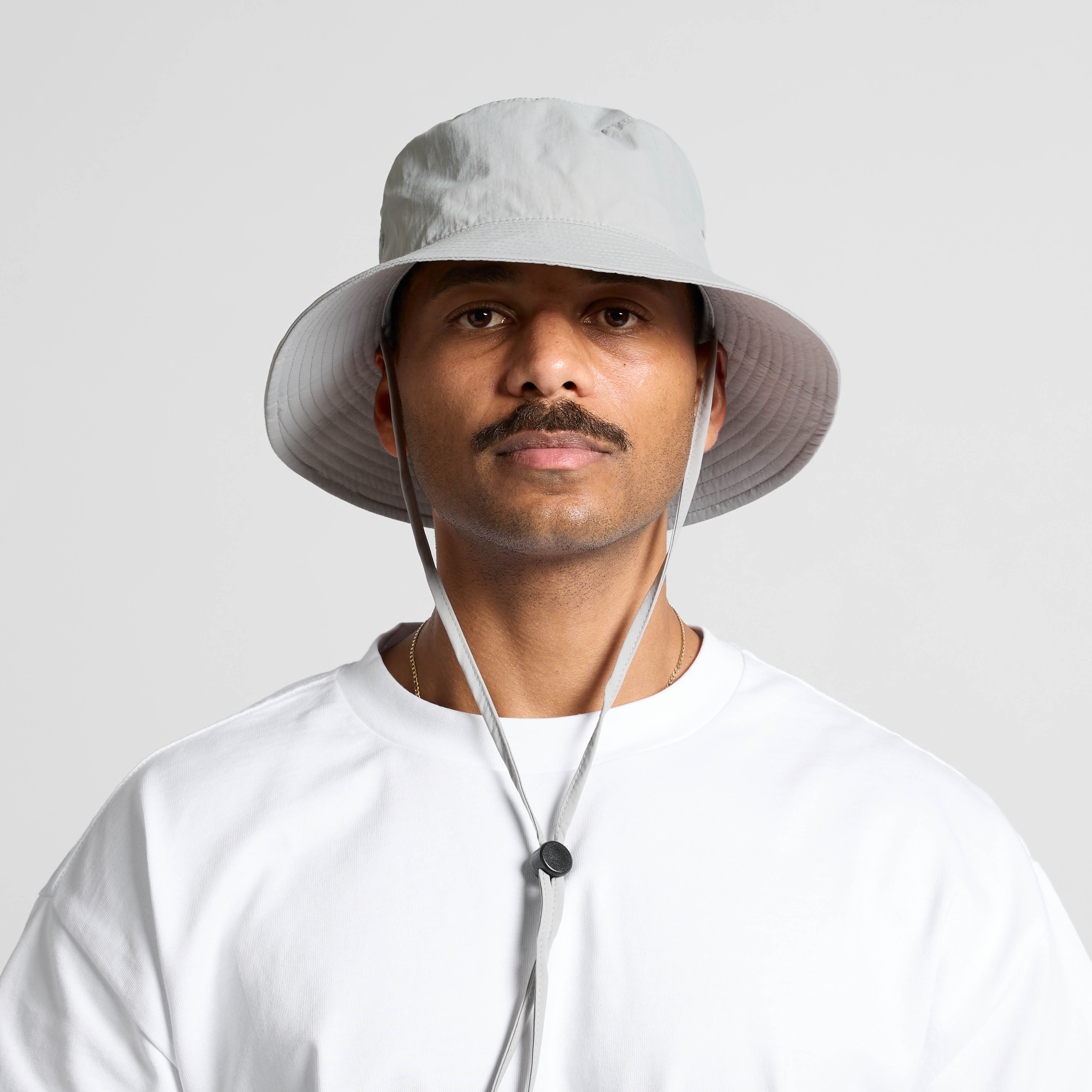 as colour NYLON WIDE BRIM BUCKET HAT