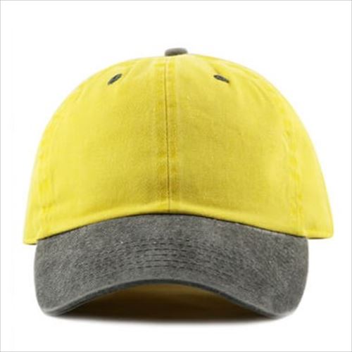 newhattan 100% cotton two-toned pigmentdyed baseball caps
