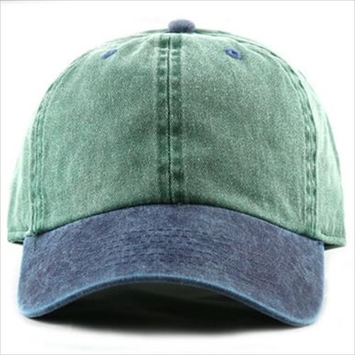 newhattan 100% cotton two-toned pigmentdyed baseball caps