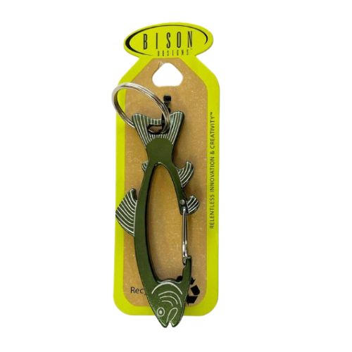 bison belt CUSTOM SHAPED CARABINERS TROUT