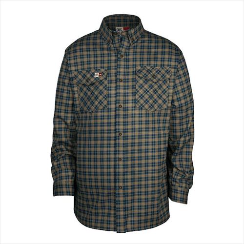 big bill Button-Down Plaid Dress Shirt