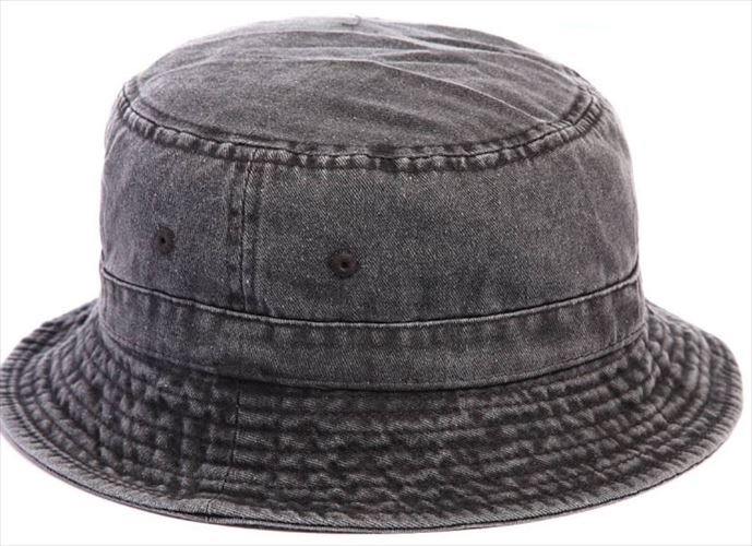 newhattan 100% cotton pigment dyed bucket hat