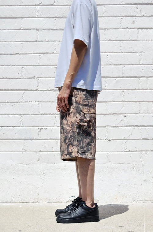 neo blue Hunting Camo Carpenter Shorts