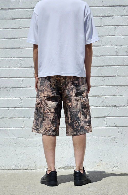 neo blue Hunting Camo Carpenter Shorts