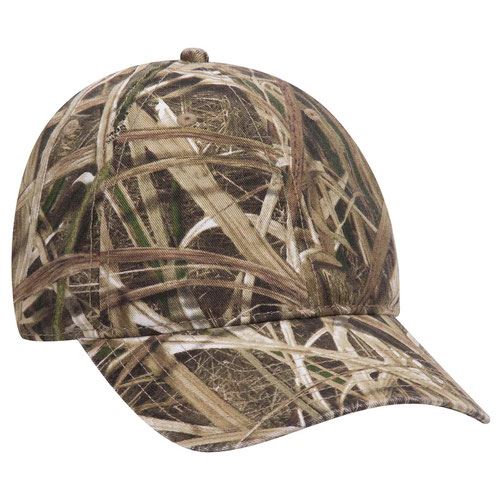 otto Mossy Oak CAMO Garment Washed Cotton Twill 6P Low Profile Baseball Cap