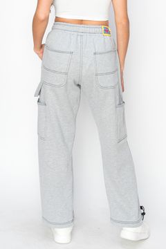 neo blue BAGGY CARPENTER SWEAT PANTS