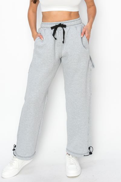 neo blue BAGGY CARPENTER SWEAT PANTS