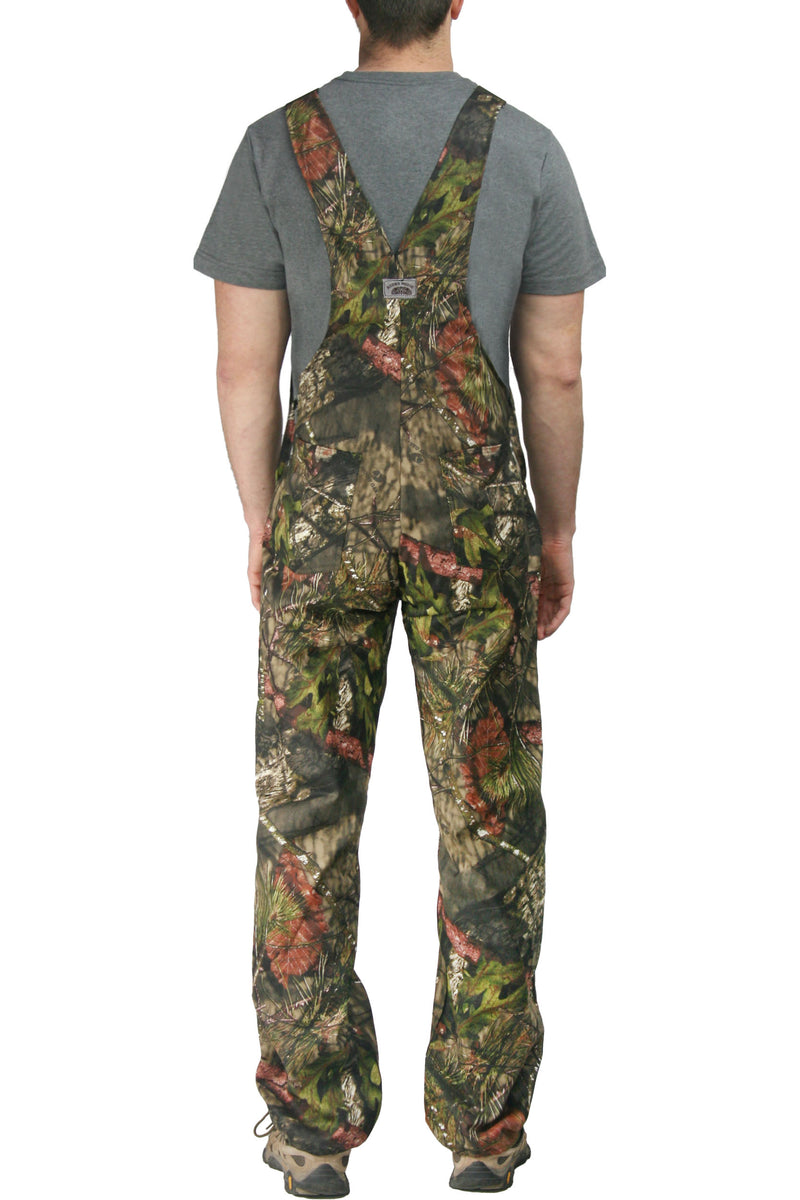 round house Mossy Oak Break-Up Mens Camo Overalls-leg ties