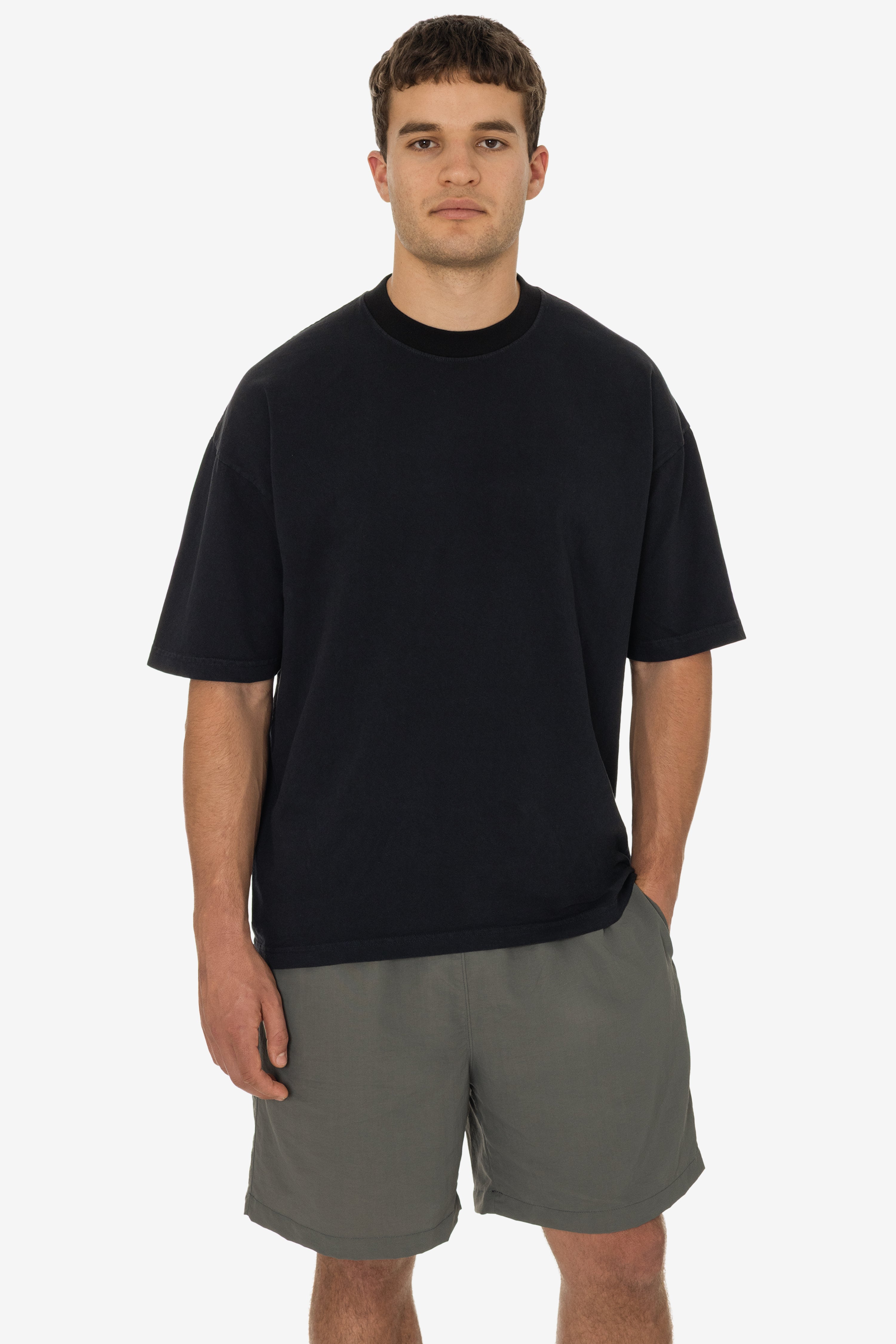 los angeles apparel Ring 6.5oz S/S Garment Dye Tee
