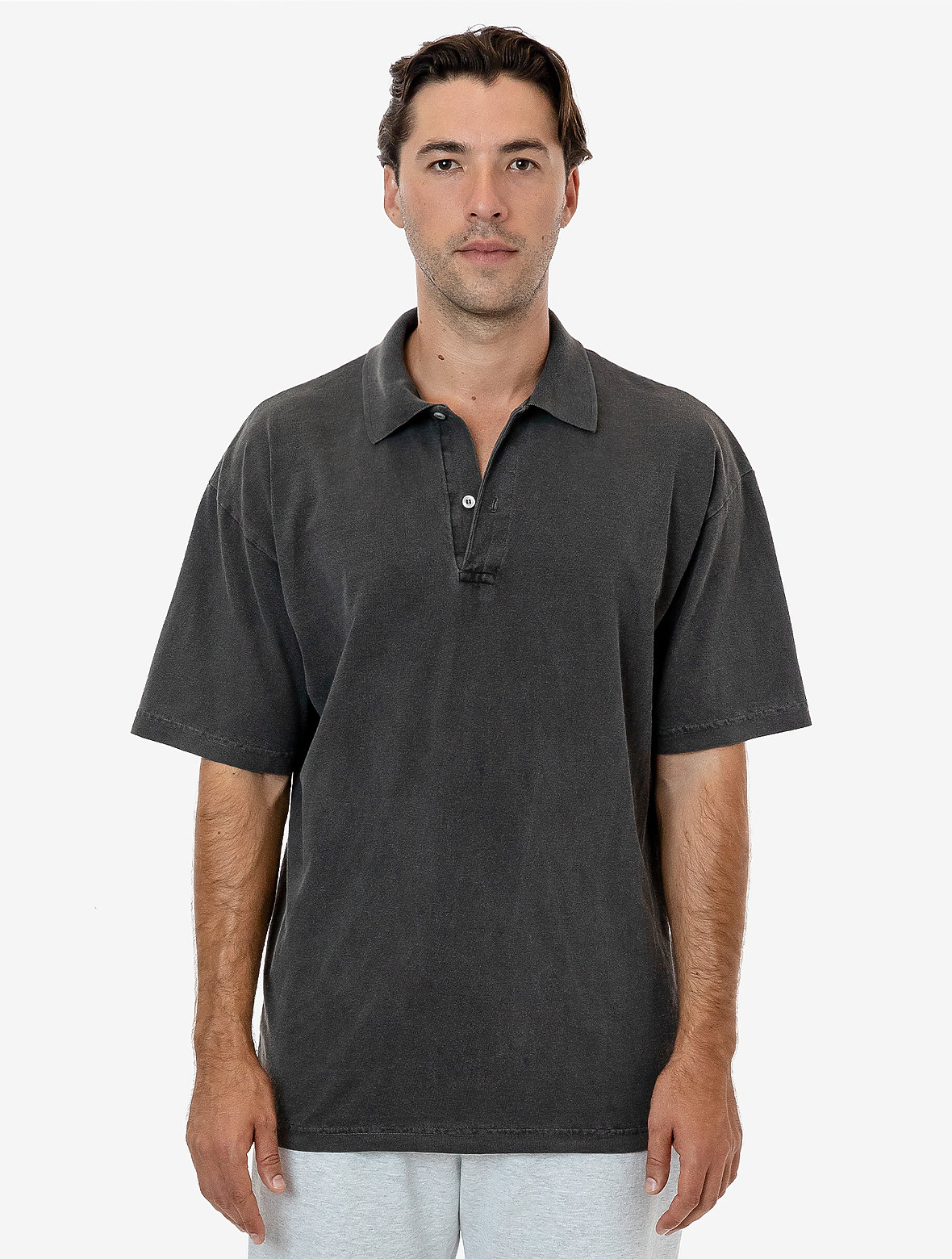 los angeles apparel Short Sleeve Polo T-Shirt