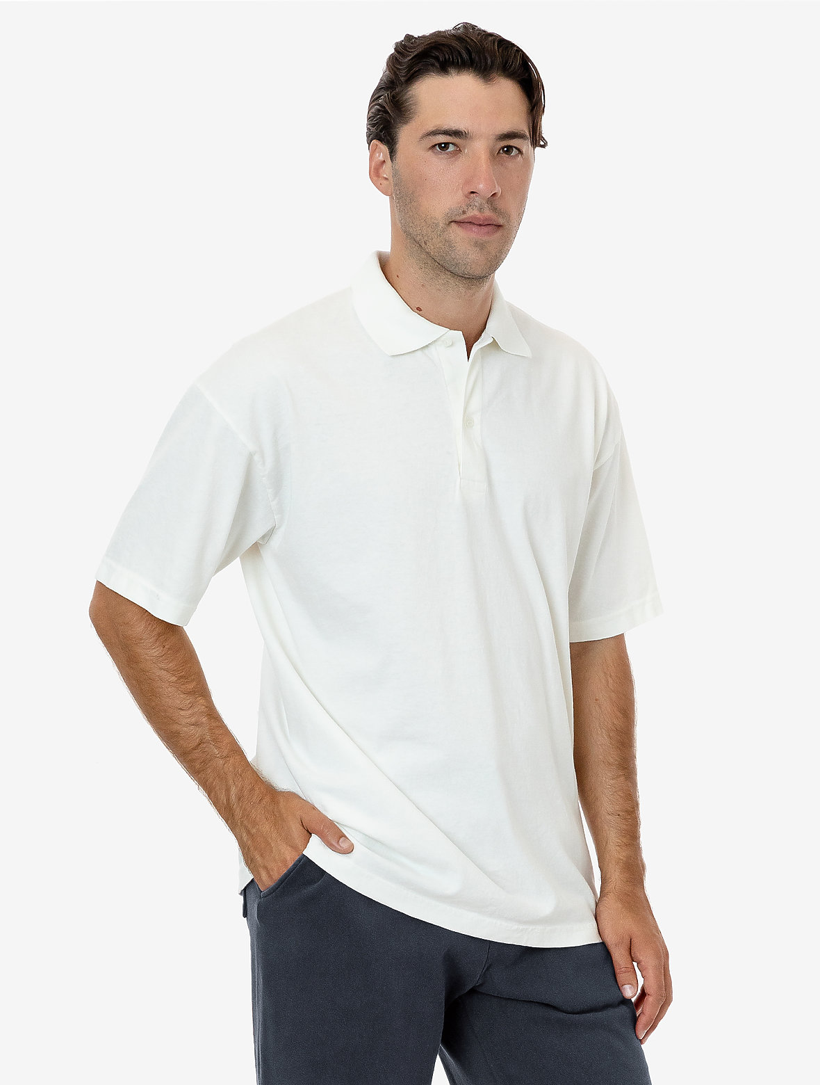 los angeles apparel Short Sleeve Polo T-Shirt