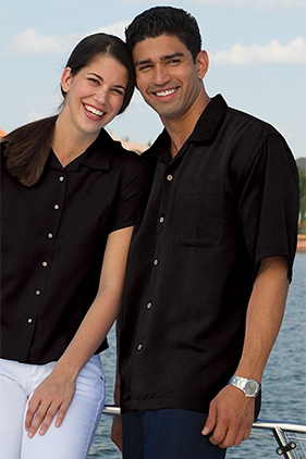 mission imprintables 3000 Inner Harbor Mens Camp Shirt