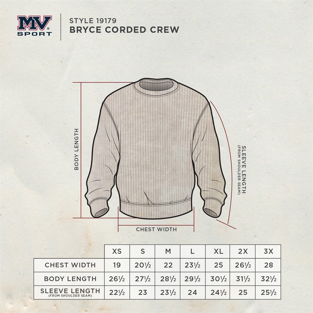 mv sport Corded Crewneck Pullover