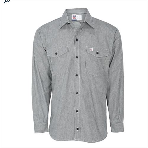 big bill BUTTON UP SHIRT HICKORY STRIPE