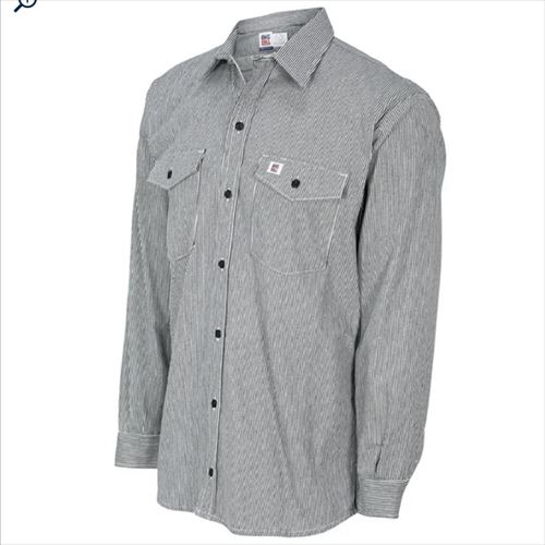 big bill BUTTON UP SHIRT HICKORY STRIPE
