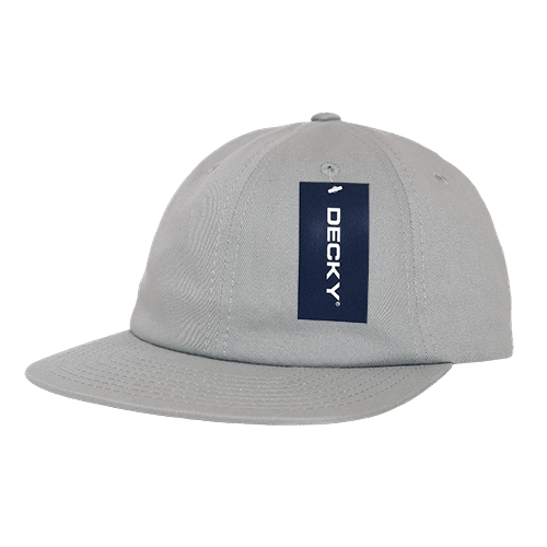 decky Relaxed Flat Bill Cotton Caps