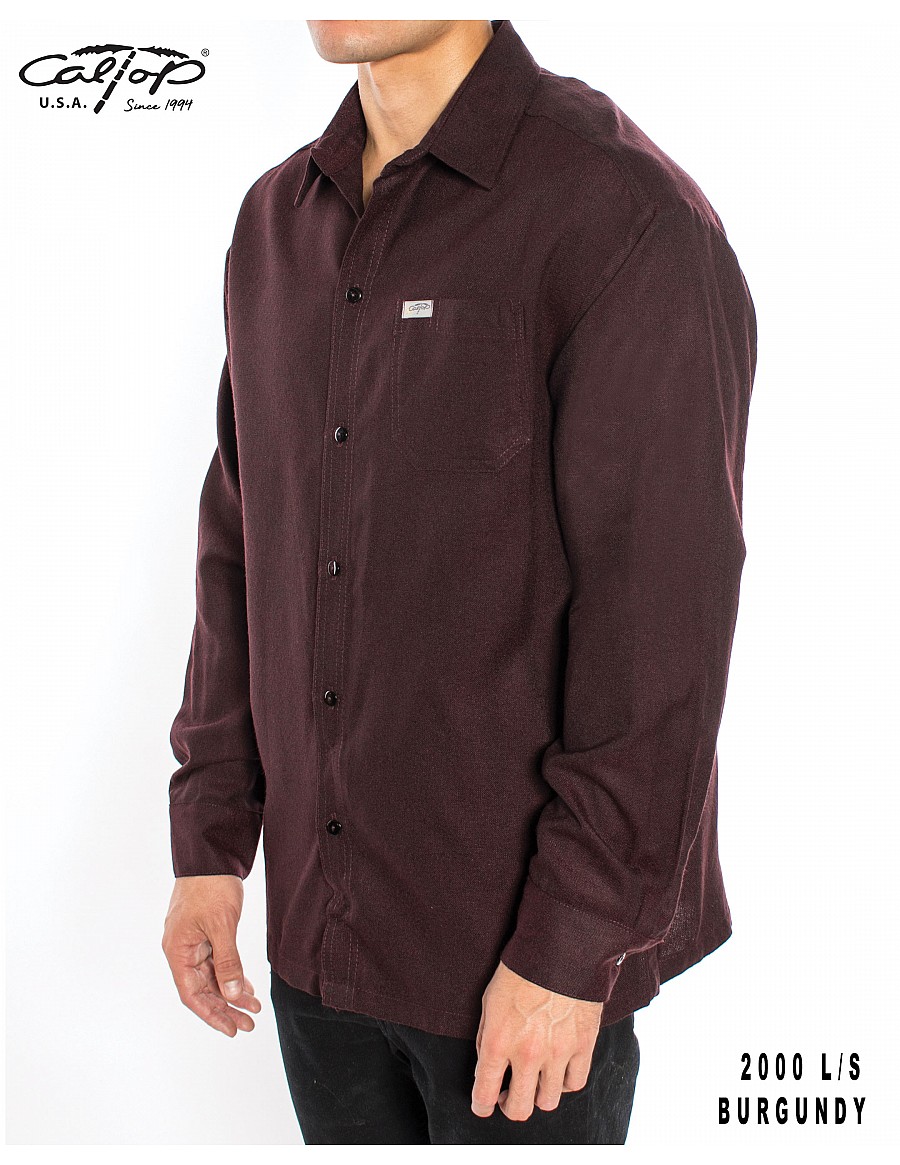 caltop 2000 L/S Solid Color Shirt