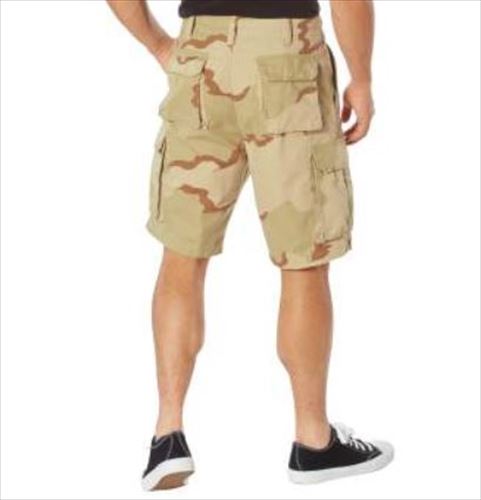 【Close Out Sale】Rothco 2150 Vintage Camo Paratrooper Cargo Shorts