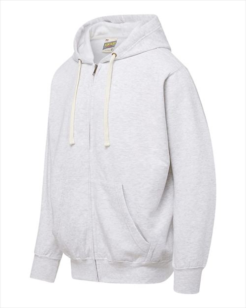 mv sport Unisex Vintage Fleece Full-Zip Hooded Sweatshirt