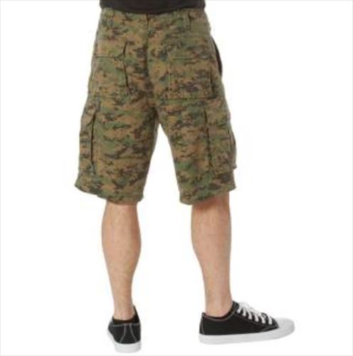 【Close Out Sale】Rothco 2591 Vintage Camo Paratrooper Cargo Shorts