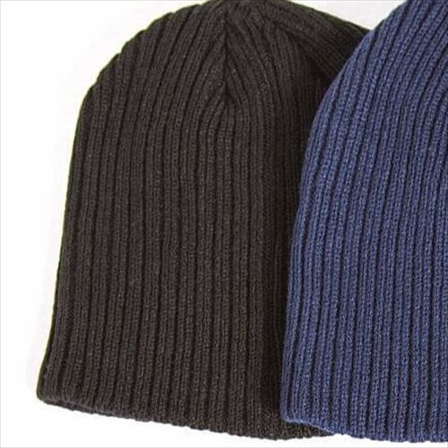 【Close Out Sale】newhattan 100% acrylic rib knitted beanie hats