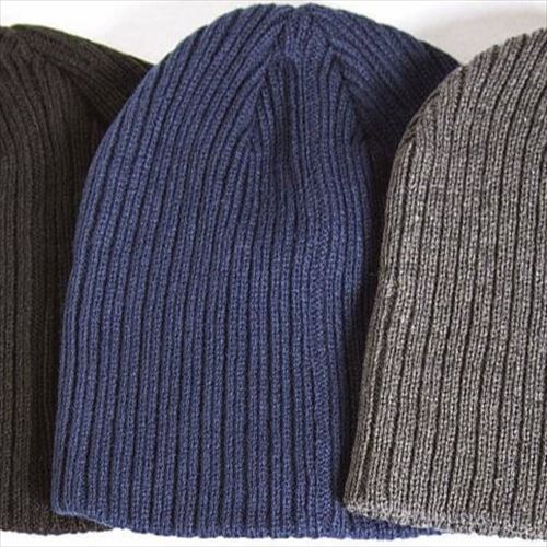 【Close Out Sale】newhattan 100% acrylic rib knitted beanie hats