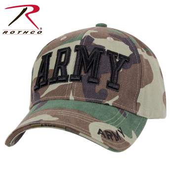 rothco Woodland Camo Deluxe Army Low Profile Cap