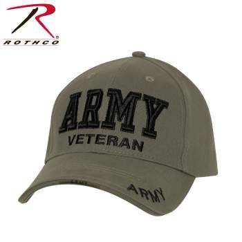 rothco Olive Drab Army Veteran Deluxe Low Profile Cap