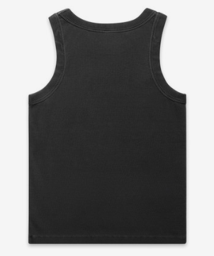 as colour Wos Faded Organic Rib Tank