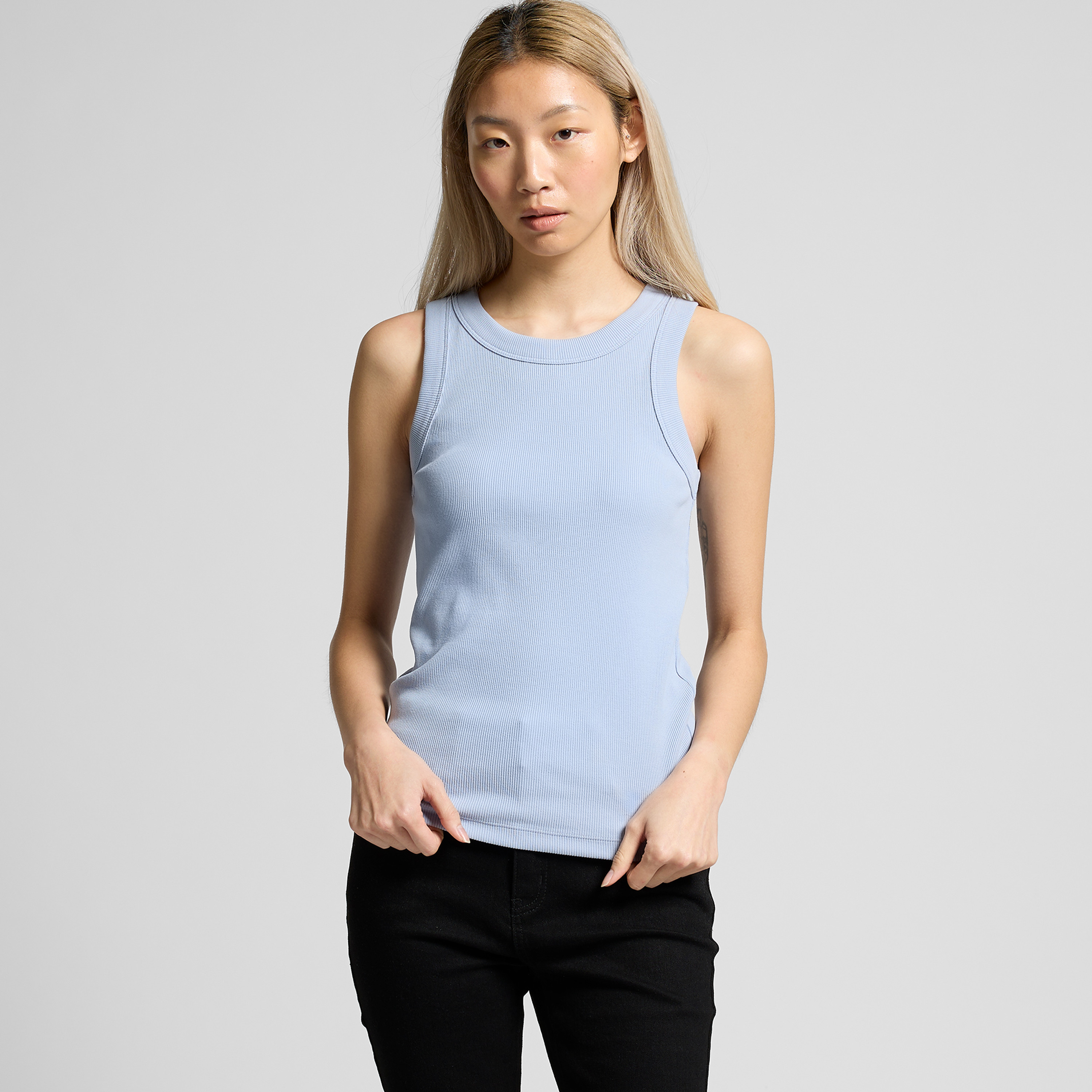 as colour WOS ORGANIC RIB TANK