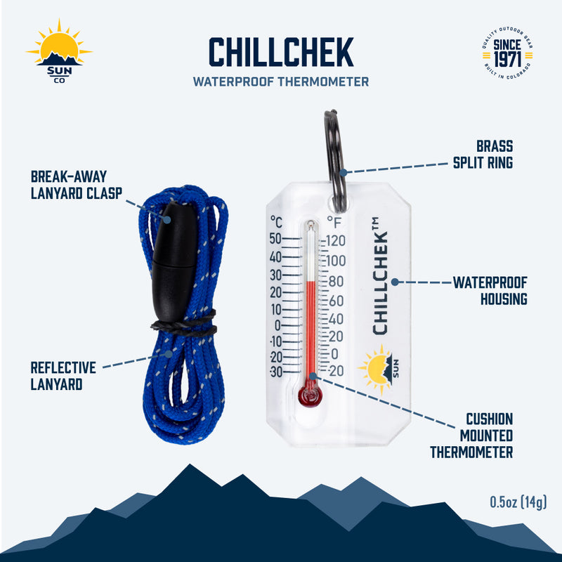 sun company ChillChek Waterproof Thermometer