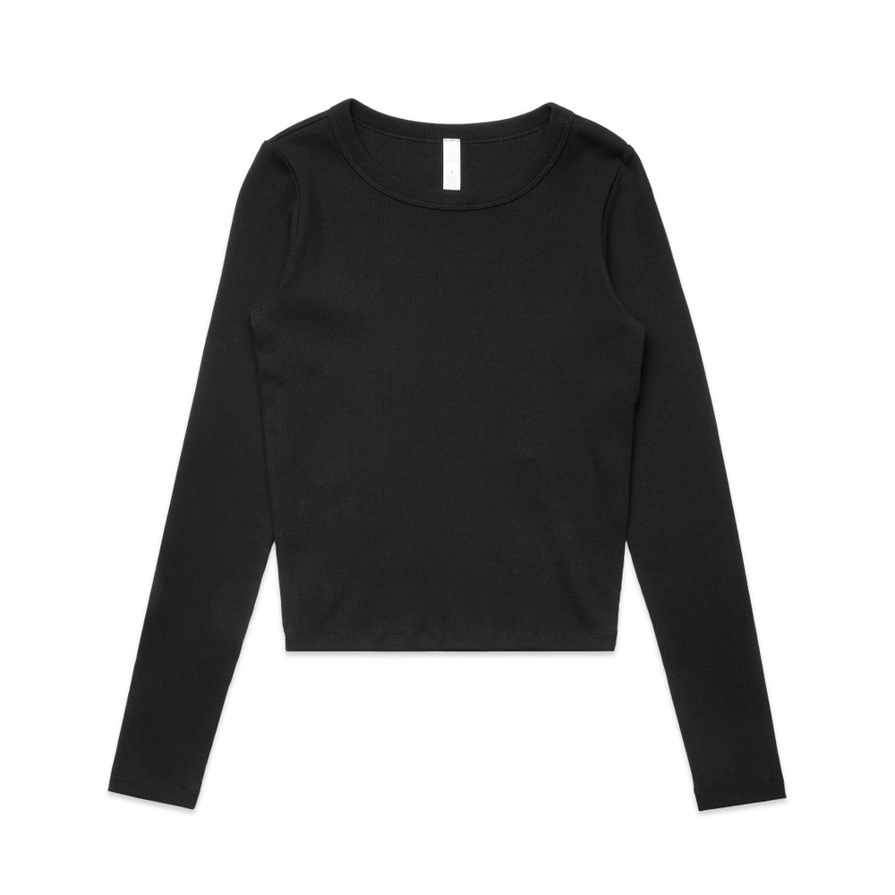 as colour Wos Organic Rib L/S Tee