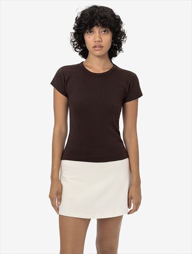 los angeles apparel GD Cap Sleeve Baby Tee