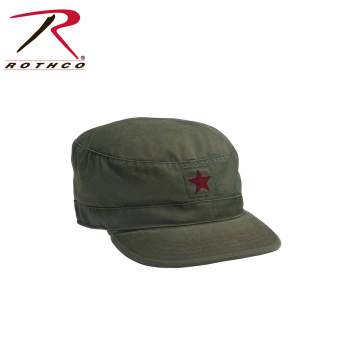 rothco Olive Drab Vintage Military Fatigue Capw/China Star