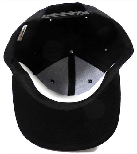 august caps Blank Black Snapback Caps Hats Wholesale - Black Under Bill