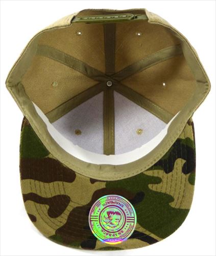 august caps Blank Snapback Caps Hats Wholesale - Khaki CAMO