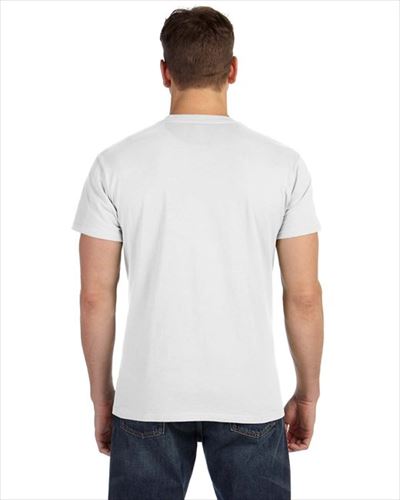 hanes Adult 4.5 oz. 100% Ringspun Cotton nano-T T-Shirt with Pocket