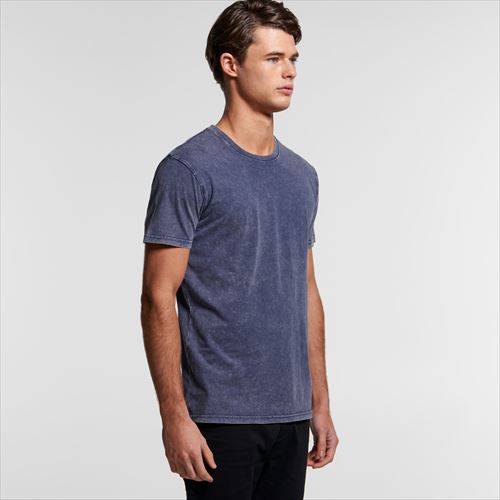 as colour Mens Stone Wash Staple Tee